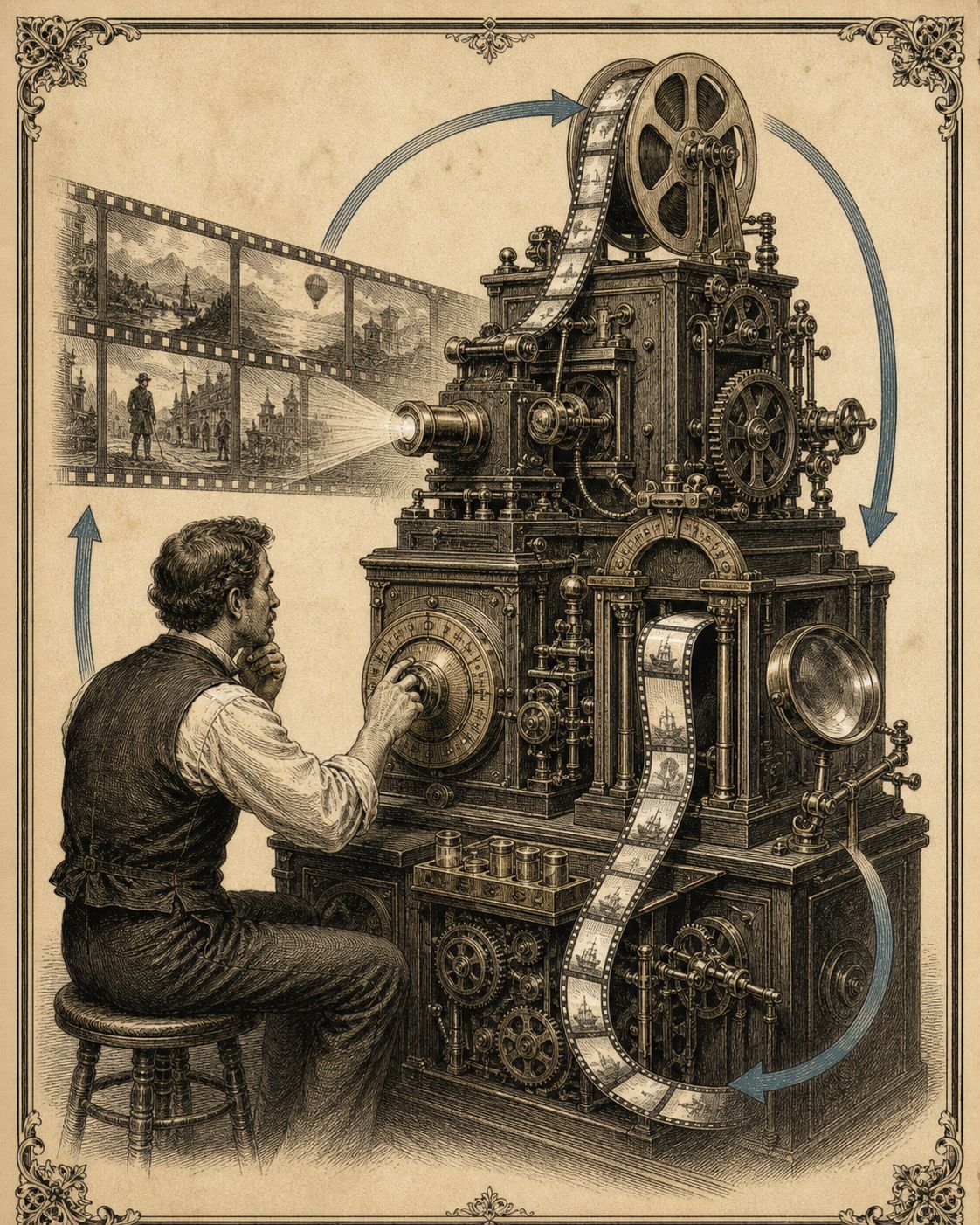 Putting human taste inside the engineering loop of an AI video agent An operator guiding a film-making machine through a continuous review loop
